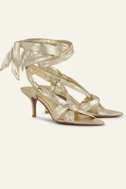 Ba&Sh COVILLA sandales à talons DORE New