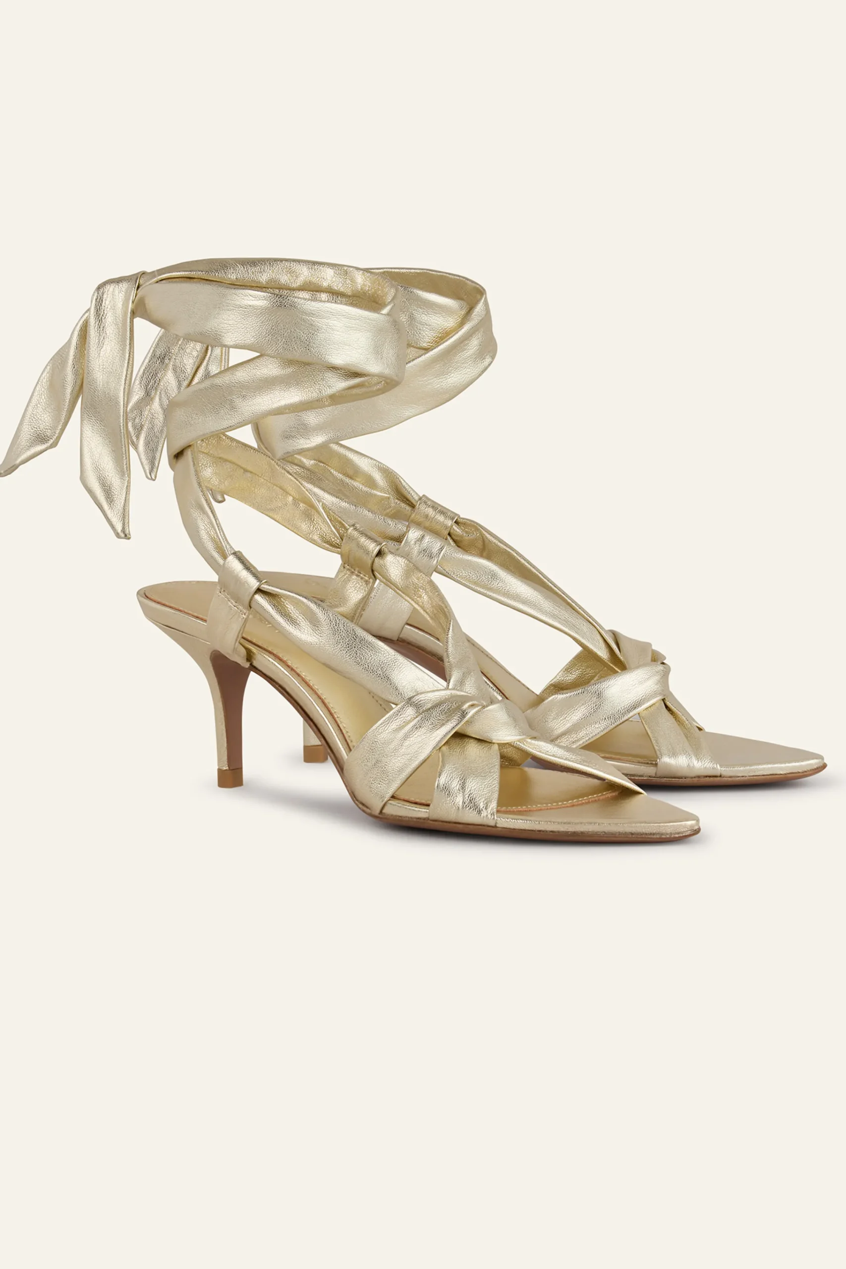 Ba&Sh COVILLA sandales à talons DORE New