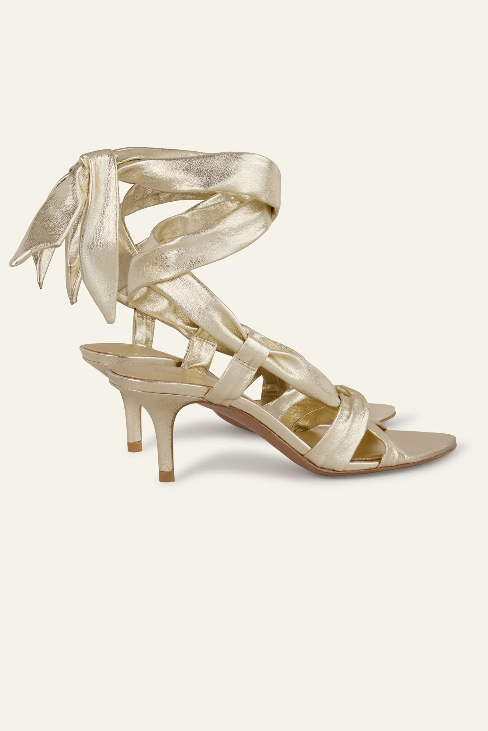 Ba&Sh COVILLA sandales à talons DORE New
