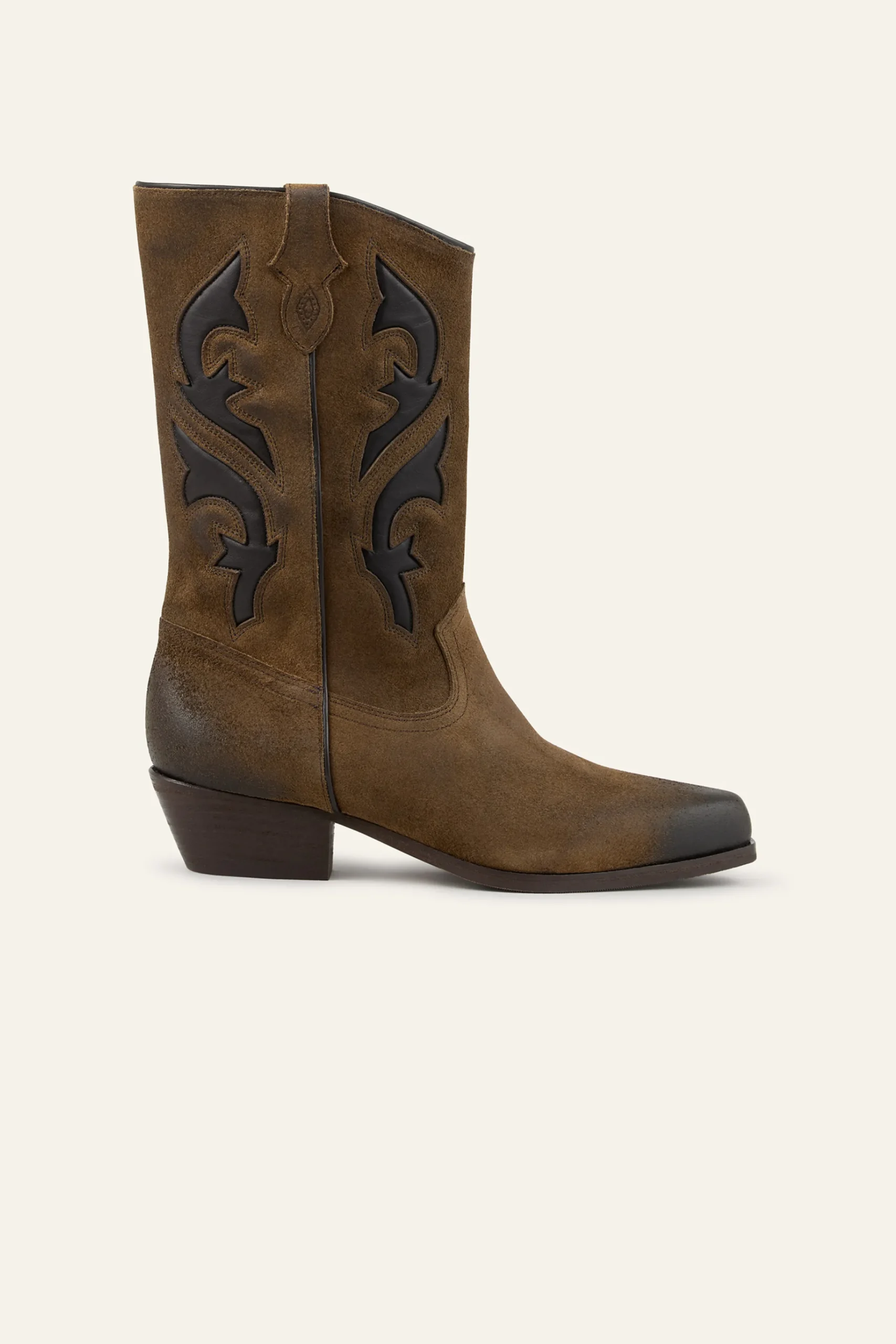 Ba&Sh CURTIS bottines daim MARRON Online