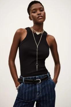 Ba&Sh CYNDA top sans manches GRIS Outlet