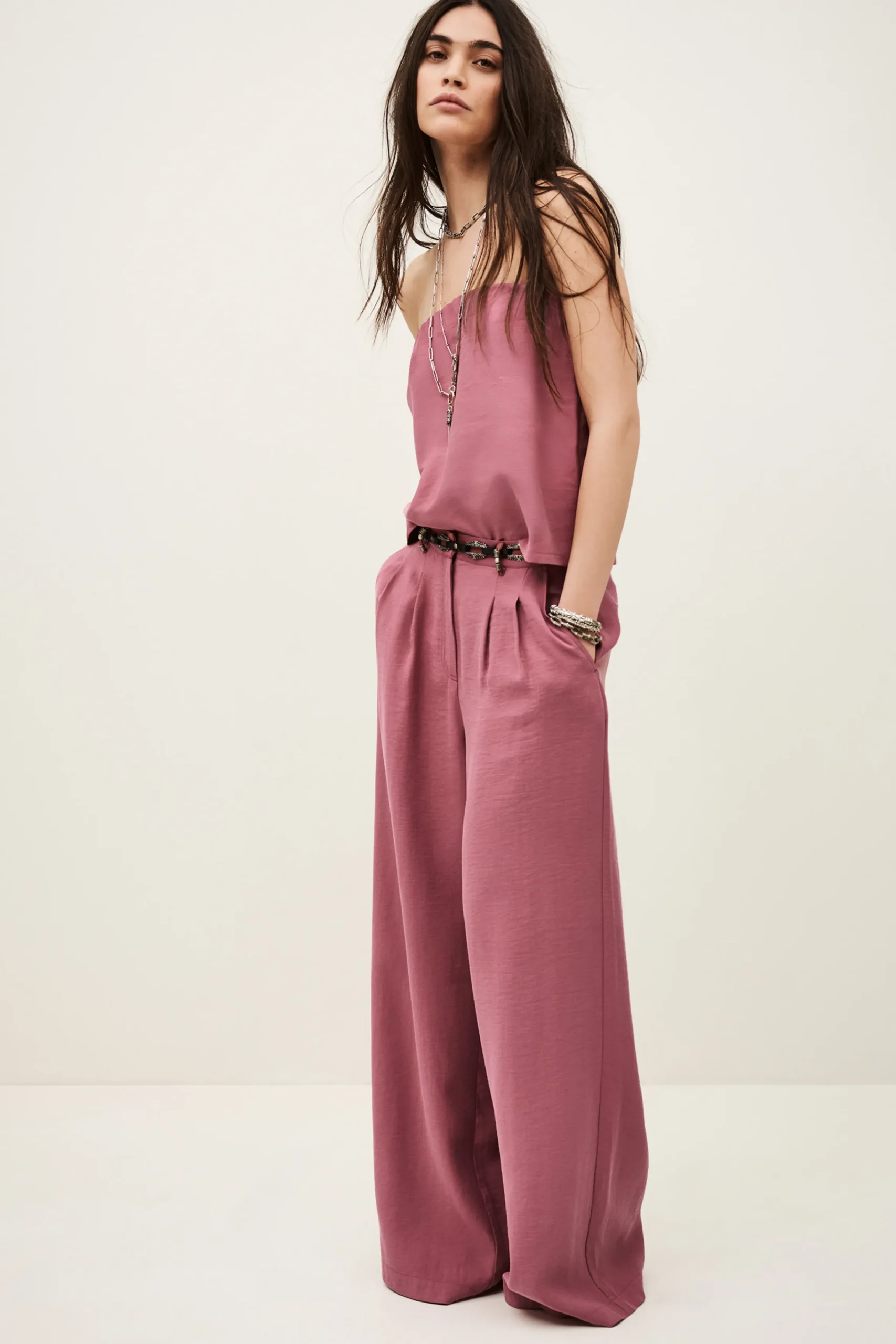 Ba&Sh DEBORAH top bustier ROSE Outlet