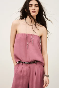 Ba&Sh DEBORAH top bustier ROSE Outlet