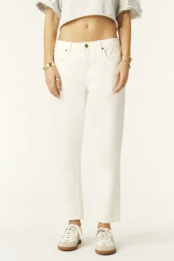 Ba&Sh DEVON Jeans straight BLANC Hot