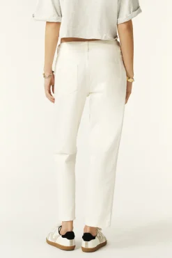 Ba&Sh DEVON Jeans straight BLANC Hot