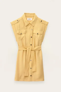 Ba&Sh DIALA robe courte JAUNE Sale