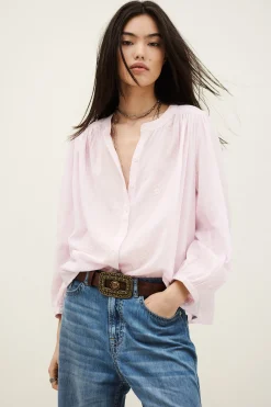 Ba&Sh DUHA blouse oversize coton VIOLET Sale