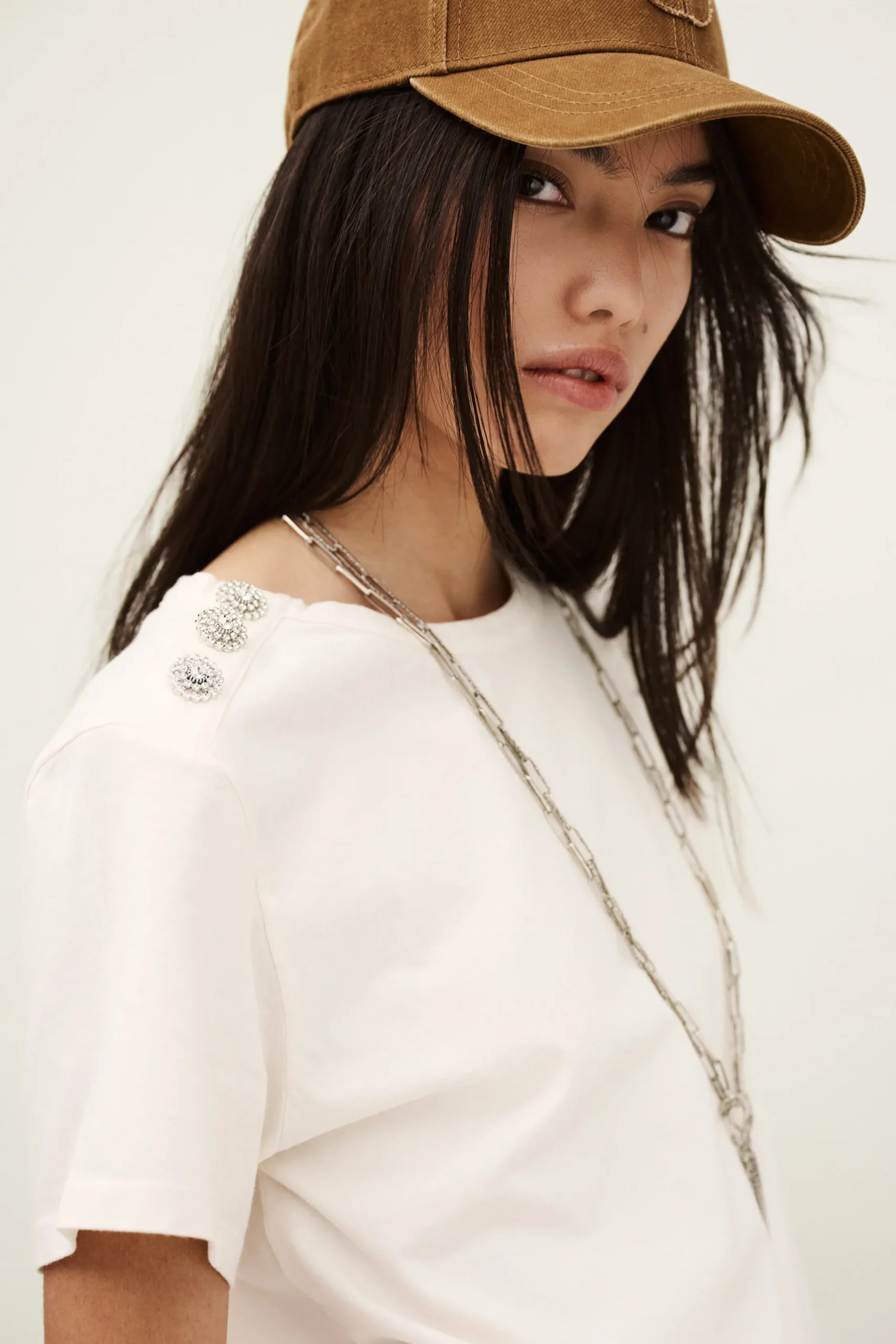 Ba&Sh ELMER tee-shirt manches courtes ECRU Online