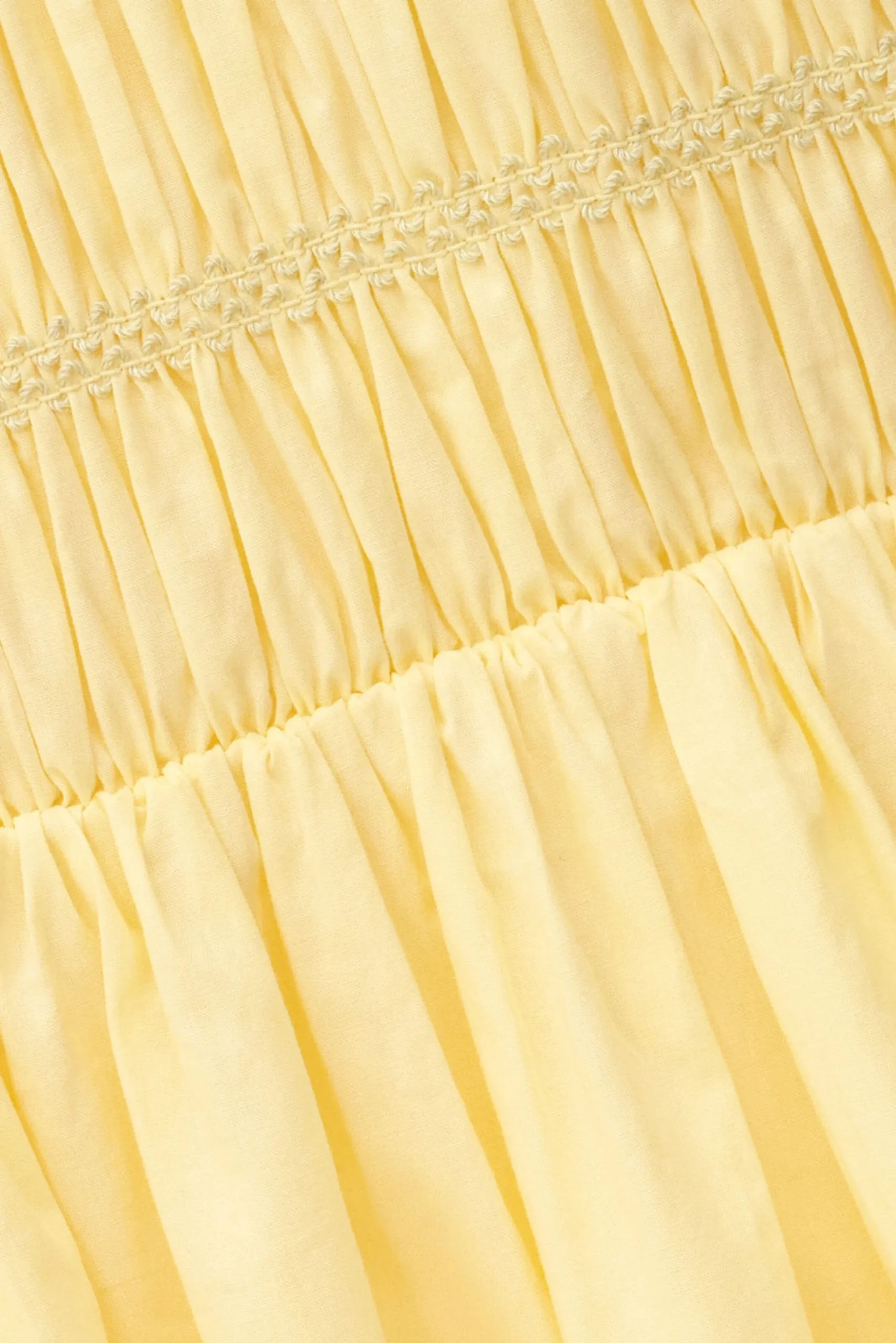 Ba&Sh ERIS robe smockée longue JAUNE Clearance