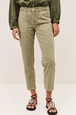 Ba&Sh FALLY jean slim VERT Discount
