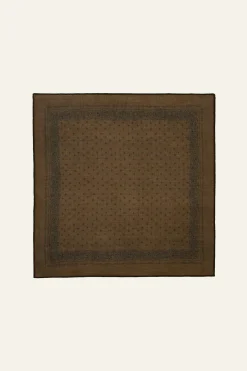 Ba&Sh FARY Foulard imprimé bandana VERT Outlet