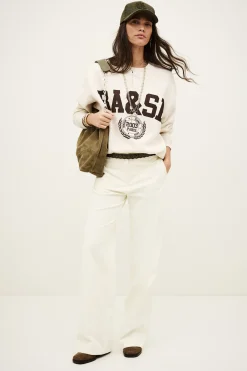 Ba&Sh FENJA sweatshirt manches longues BEIGE Sale