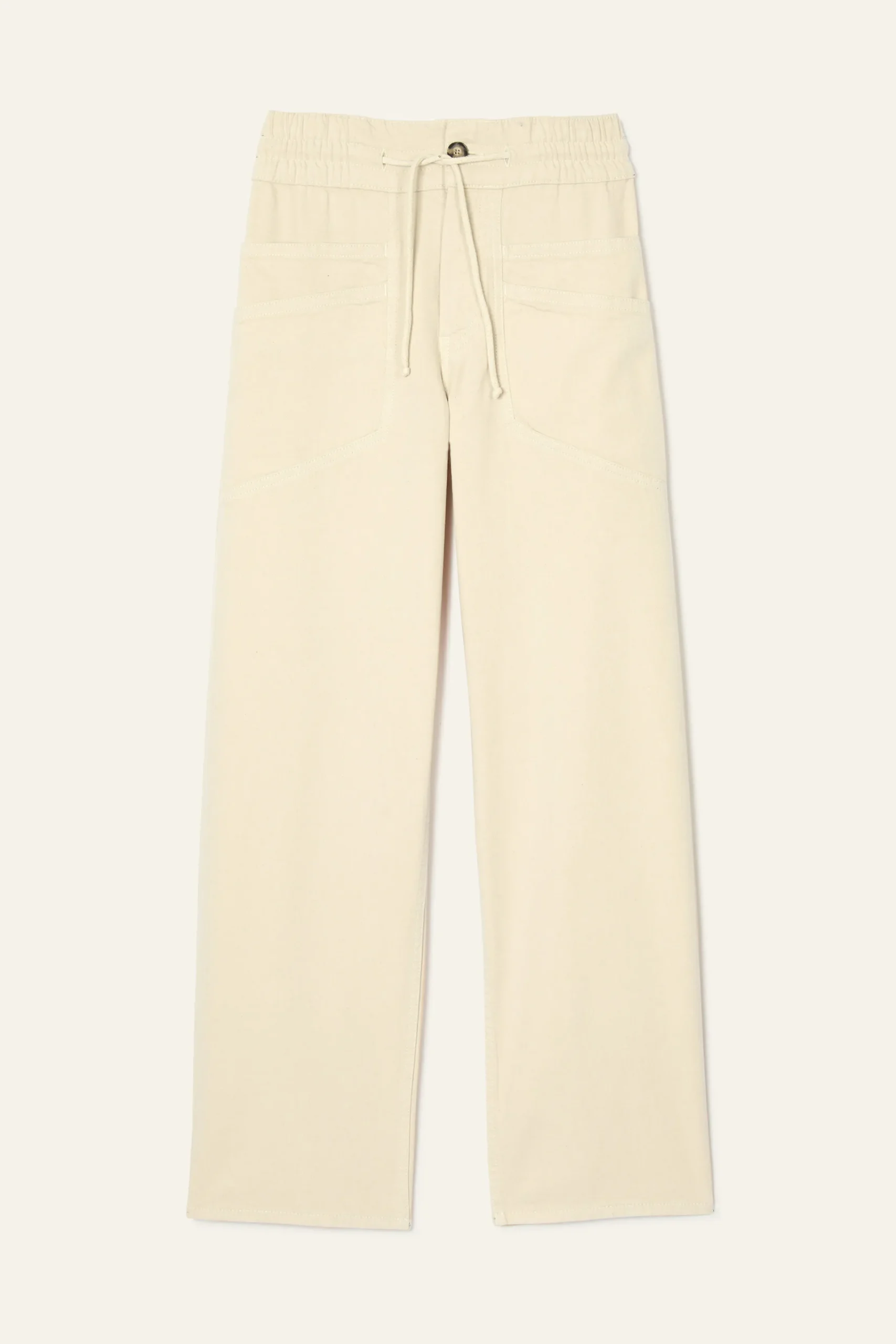 Ba&Sh FIMA pantalon droit ample ECRU Online