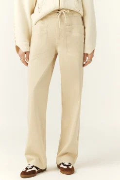 Ba&Sh FIMA pantalon droit ample ECRU Online
