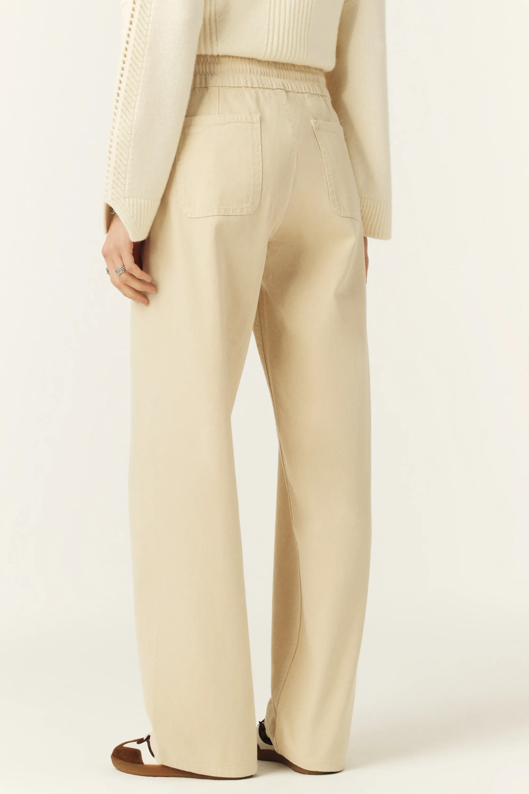 Ba&Sh FIMA pantalon droit ample ECRU Online