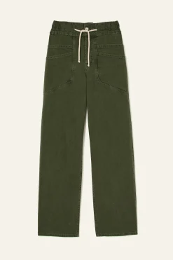 Ba&Sh FIMA pantalon droit ample VERT Best