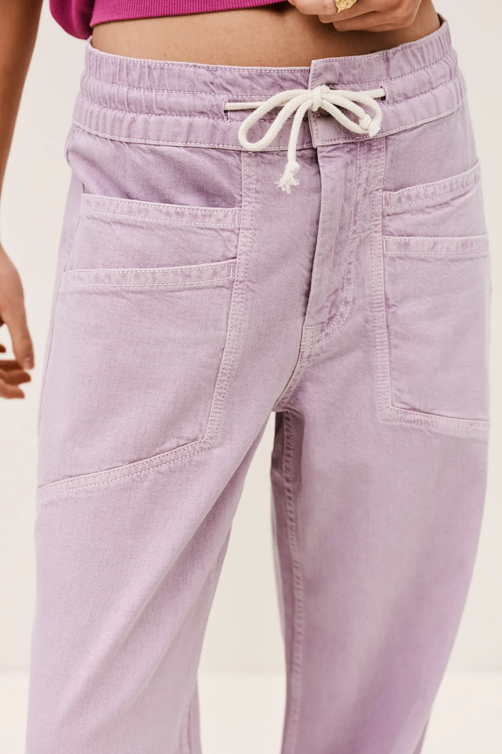Ba&Sh FIMA pantalon large fluide VIOLET Sale