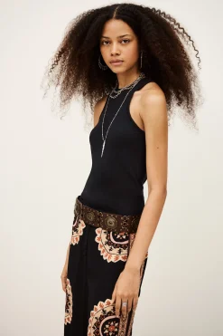 Ba&Sh GEMMA top sans manches BLEU Discount