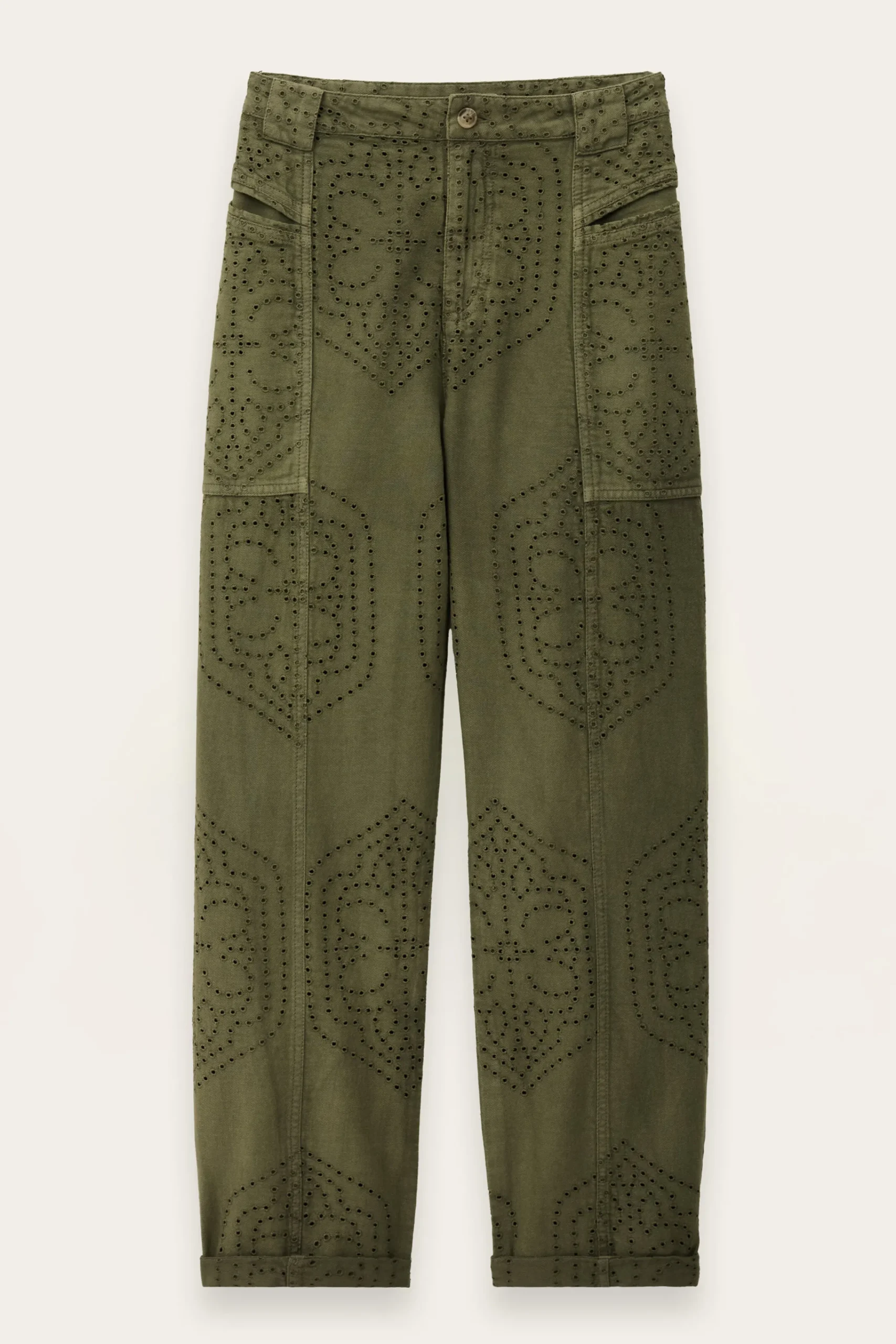 Ba&Sh GIANY pantalon carotte VERT Outlet