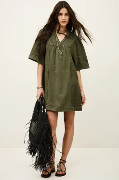 Ba&Sh GINA robe courte VERT Hot