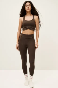 Ba&Sh GISOR brassière esprit sportif MARRON Sale
