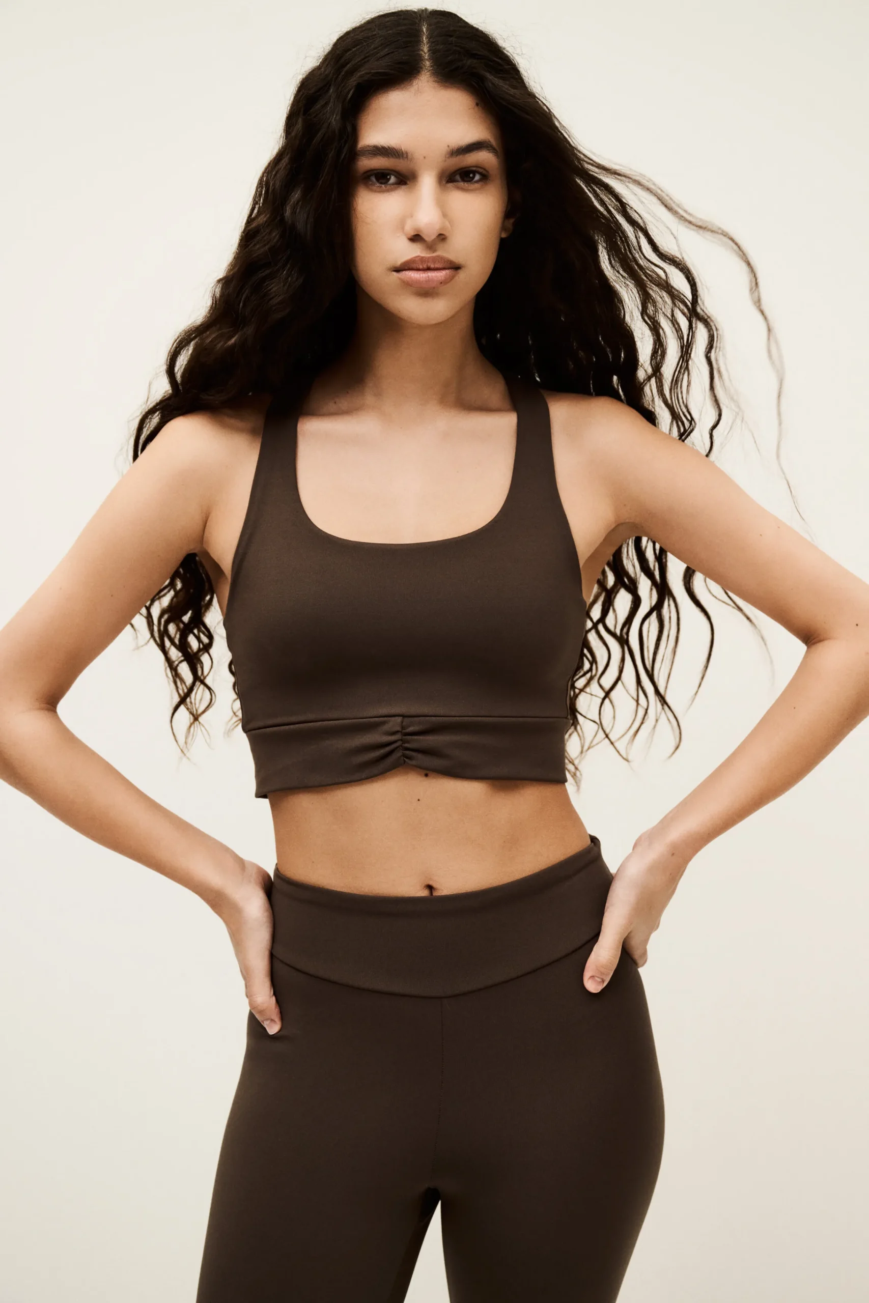 Ba&Sh GISOR brassière esprit sportif MARRON Sale