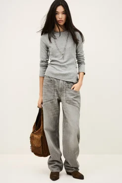 Ba&Sh GIULIA tee-shirt manches longues GRIS Best