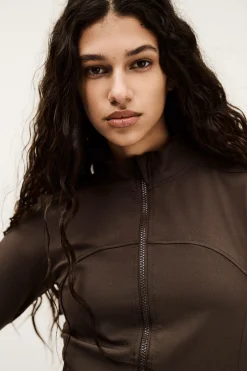 Ba&Sh GLADYS veste col montant MARRON Hot
