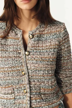 Ba&Sh GUSPA gilet manches longues BEIGE Online