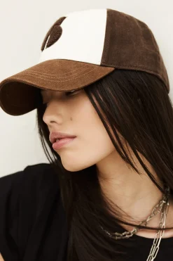 Ba&Sh HENRI casquette baseball coton MARRON Hot