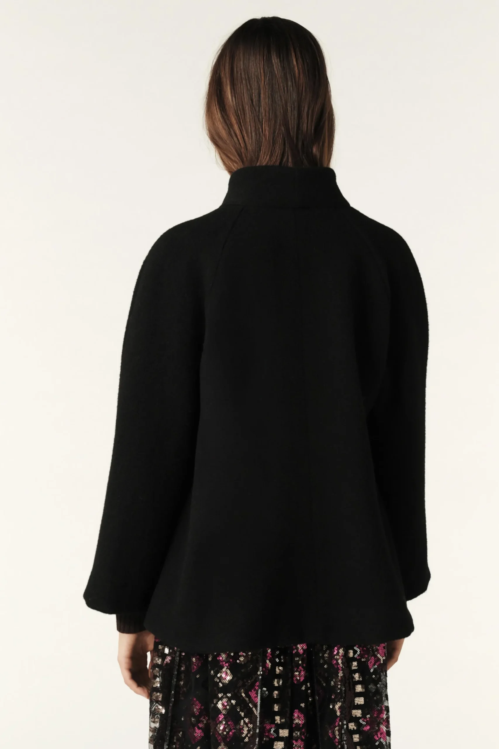 Ba&Sh HINI flared cape sleeves NOIR Online