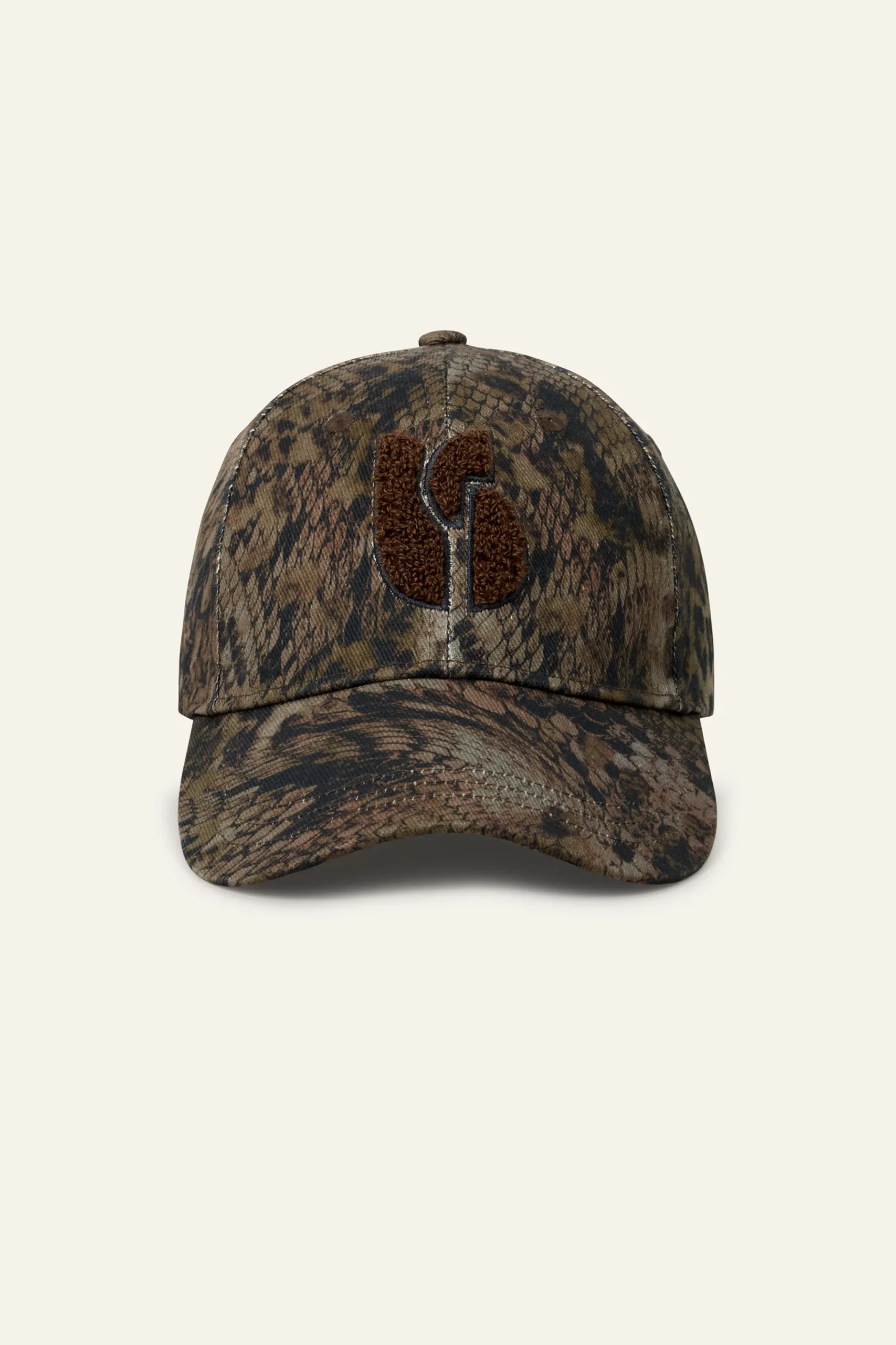 Ba&Sh HONI casquette coton imprimée 70 € VERT Outlet