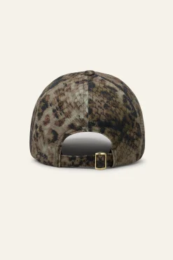 Ba&Sh HONI casquette coton imprimée 70 € VERT Outlet