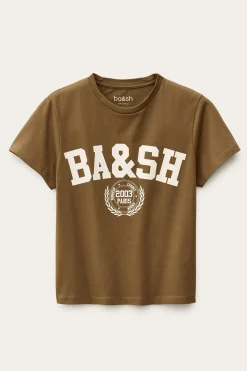 Ba&Sh IONI tee-shirt manches courtes MARRON Sale