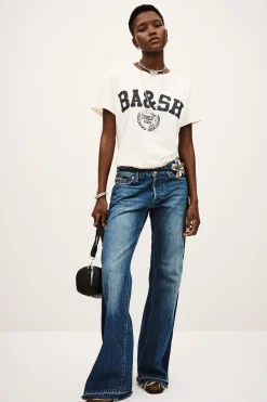 Ba&Sh IONI t-shirt esprit collège ECRU Online