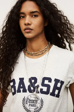 Ba&Sh IONI t-shirt manches courtes GRIS