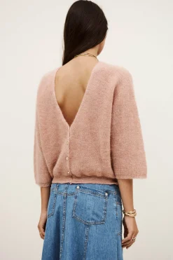 Ba&Sh ISAAC pull réversible BEIGE Outlet