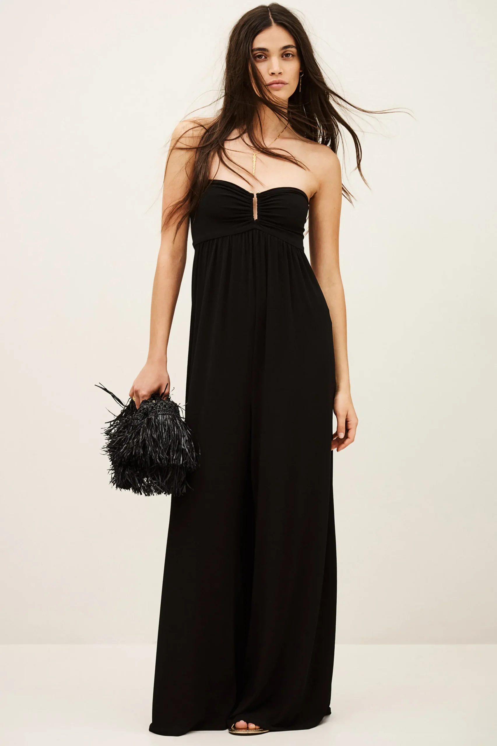 Ba&Sh JEMA combinaison bustier NOIR New