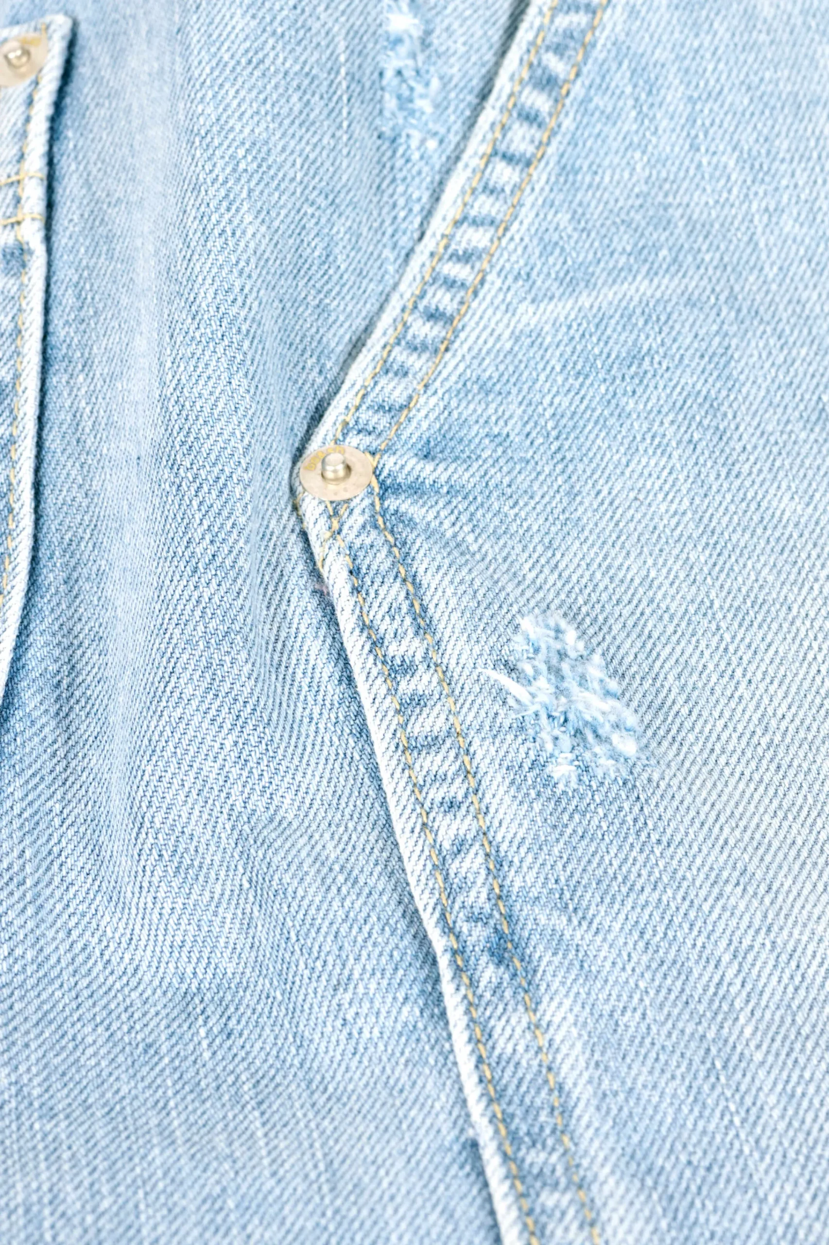 Ba&Sh JODD short en denim BLEU New