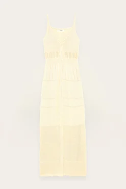 Ba&Sh JOELLE robe midi ECRU Outlet