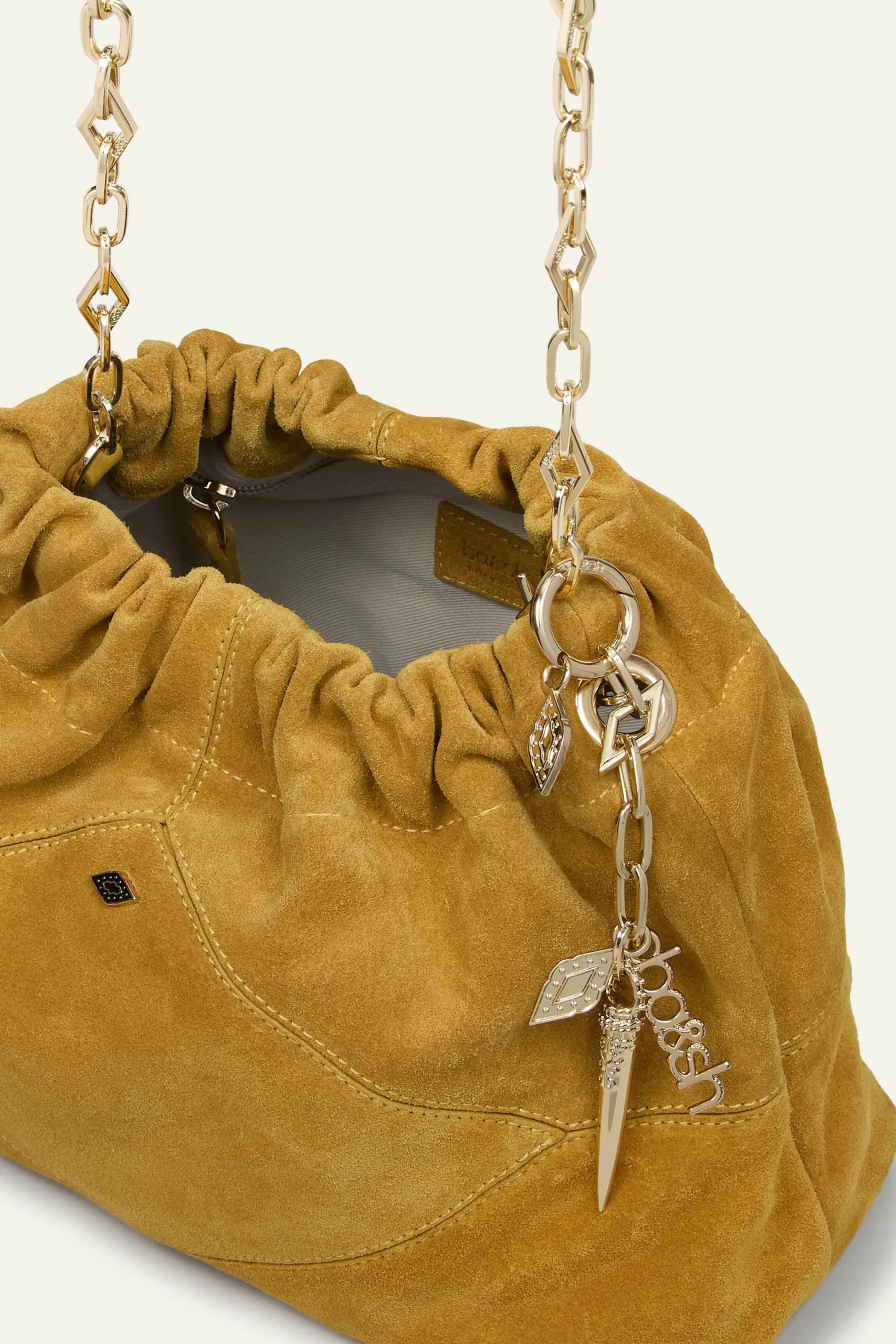 Ba&Sh JUNE mini tote daim ROUGE Outlet