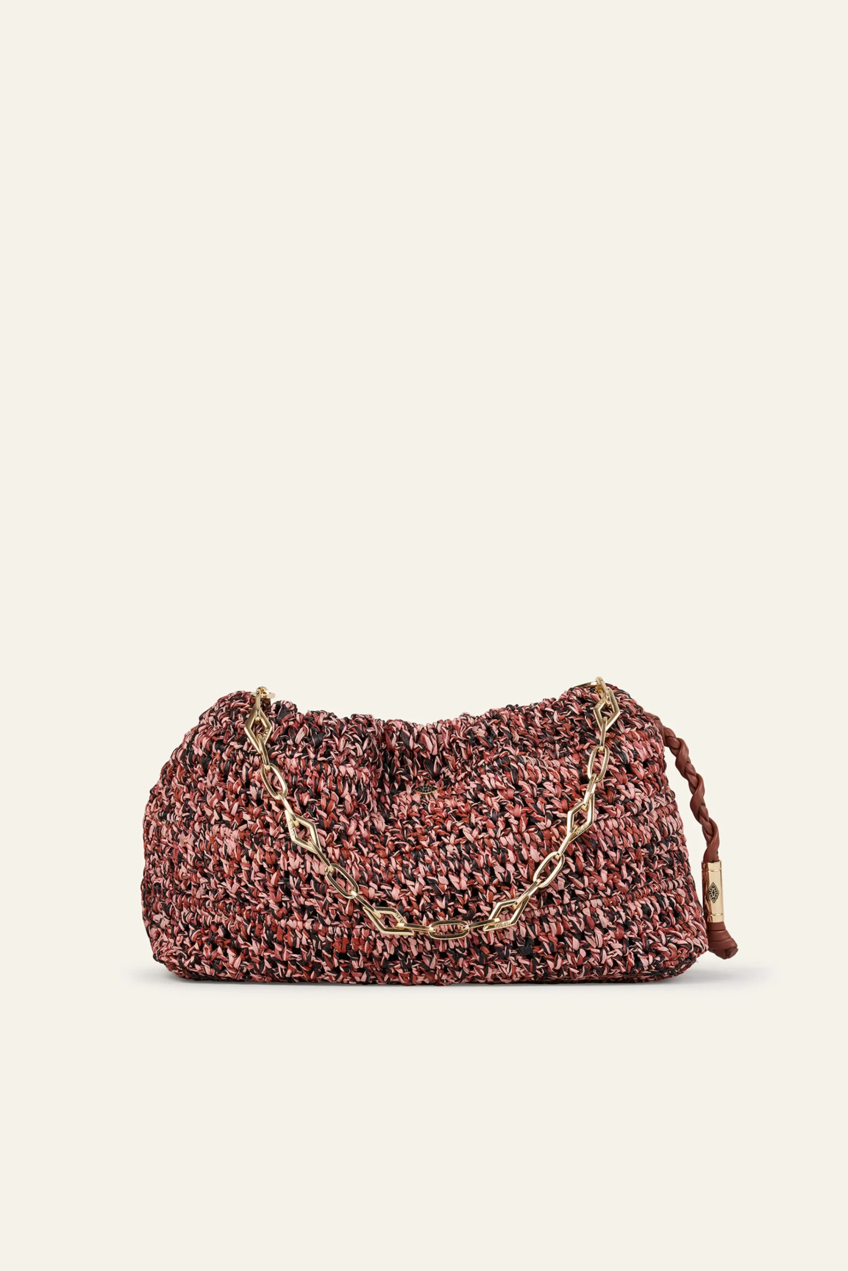 Ba&Sh JUNE sac miniare en raphia MULTICO Sale