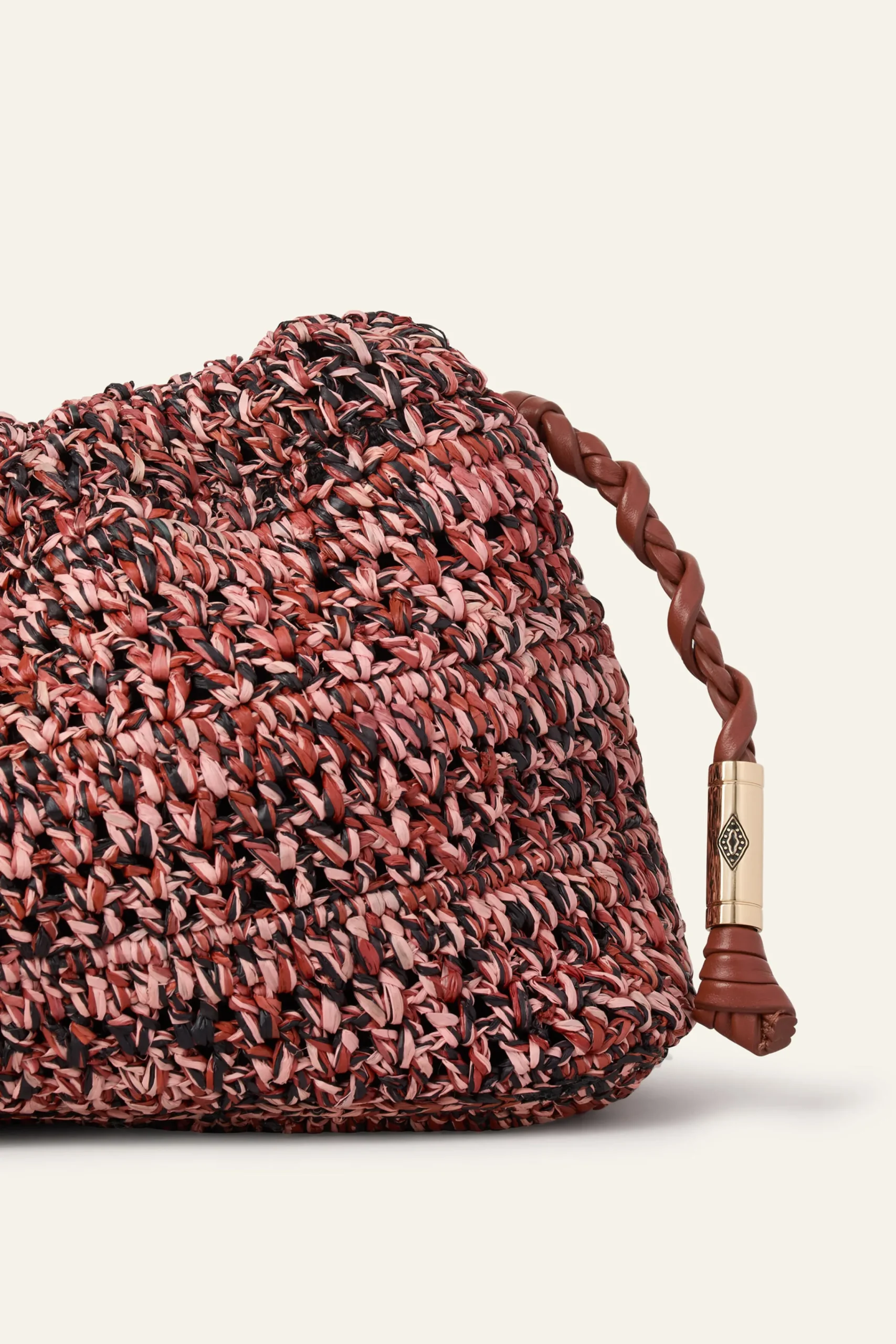 Ba&Sh JUNE sac miniare en raphia MULTICO Sale