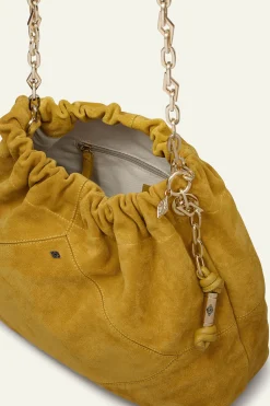Ba&Sh JUNE sac tote daim ROUGE Outlet
