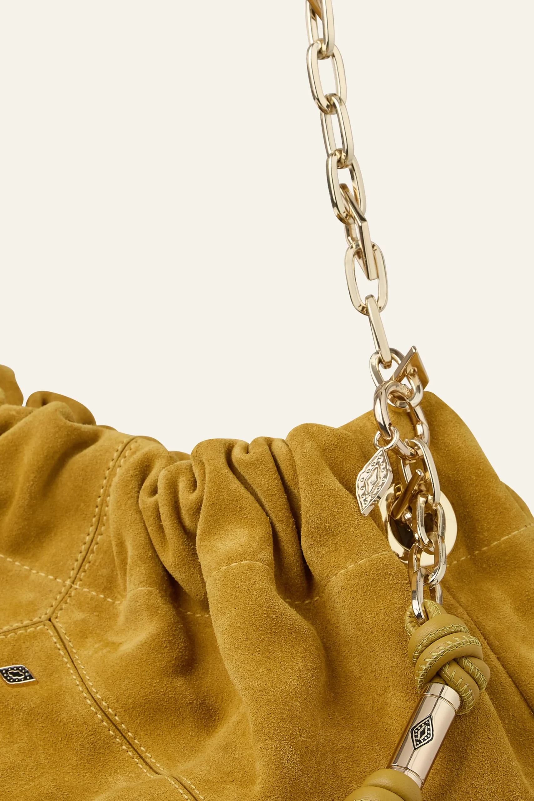 Ba&Sh JUNE sac tote daim ROUGE Outlet