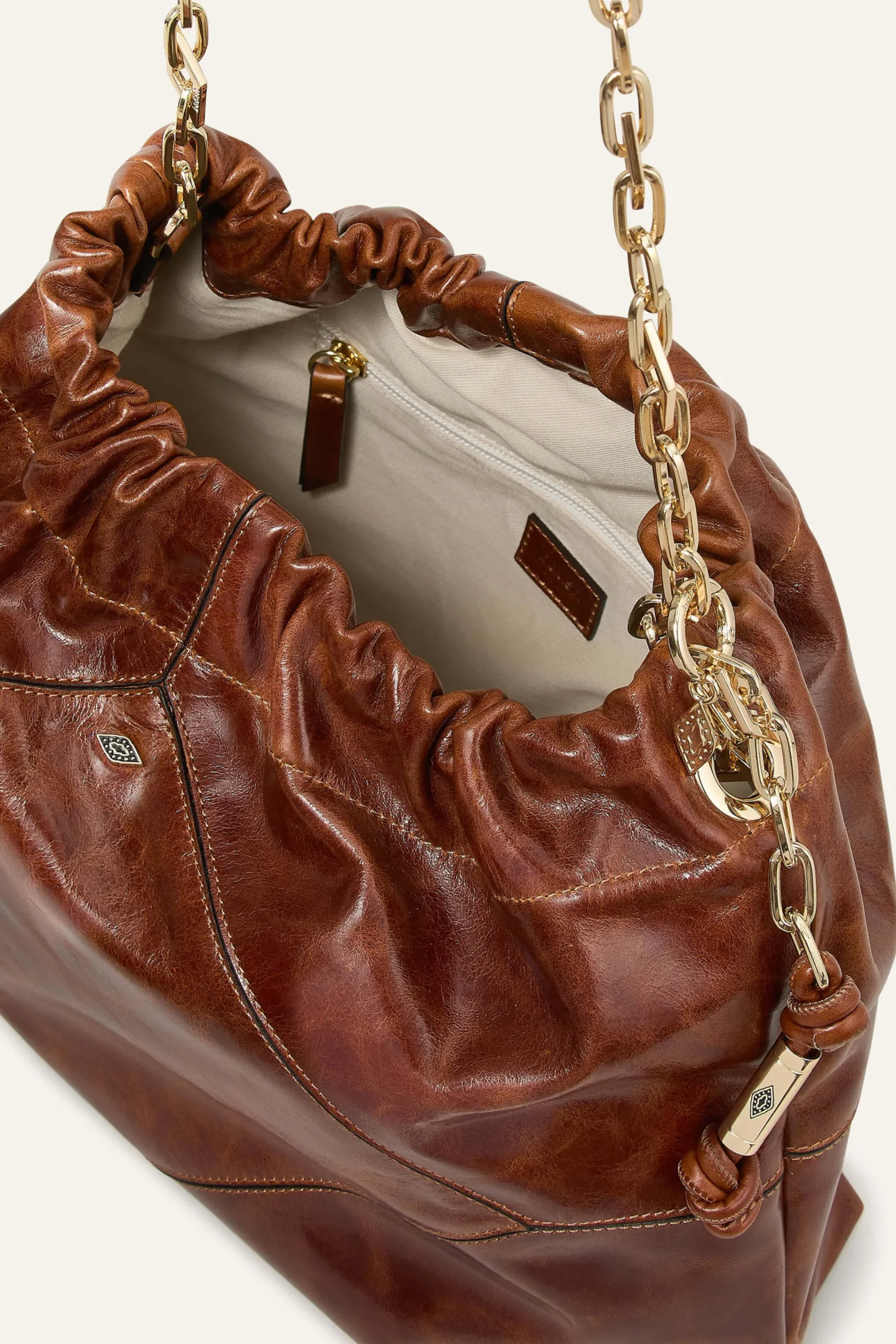 Ba&Sh JUNE Tote rectangulaire grand format MARRON Outlet