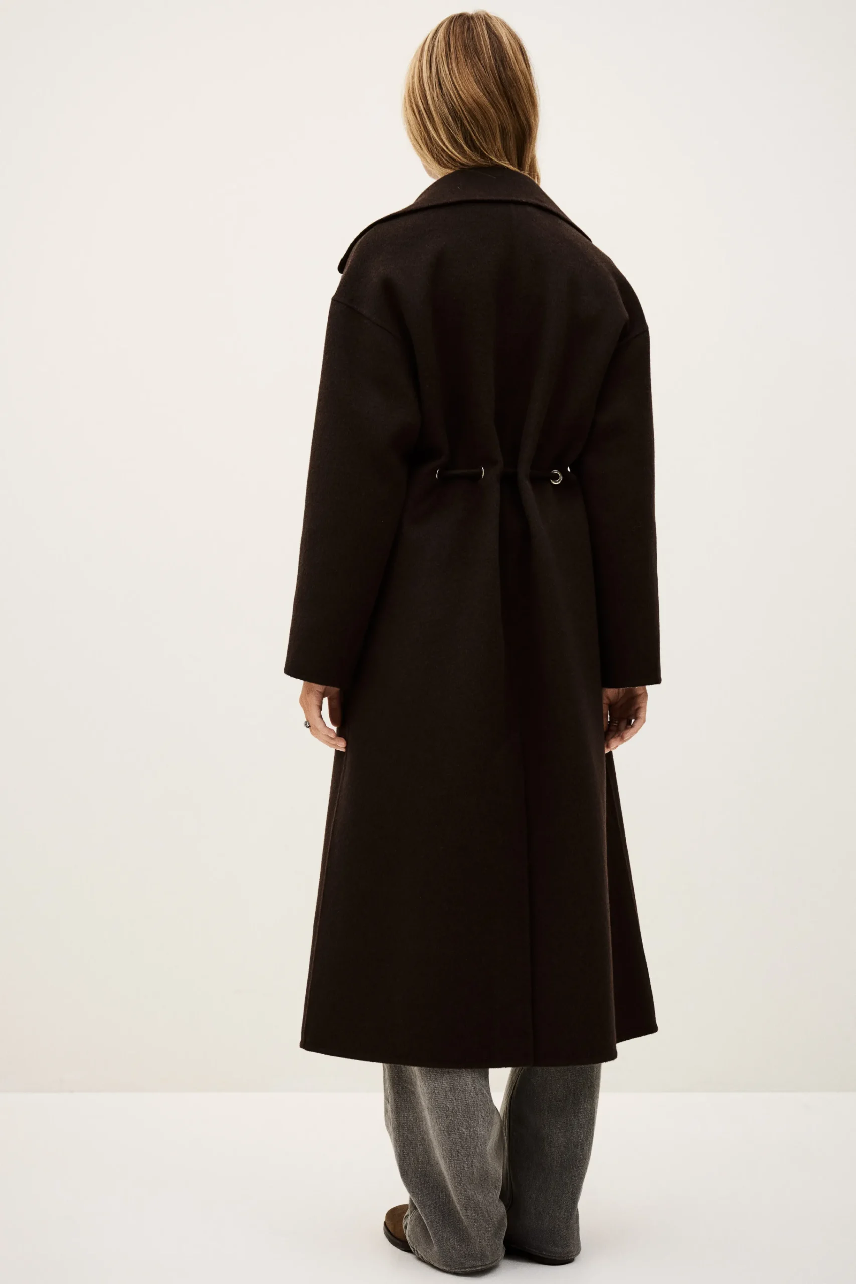 Ba&Sh KATE manteau midi MARRON Discount