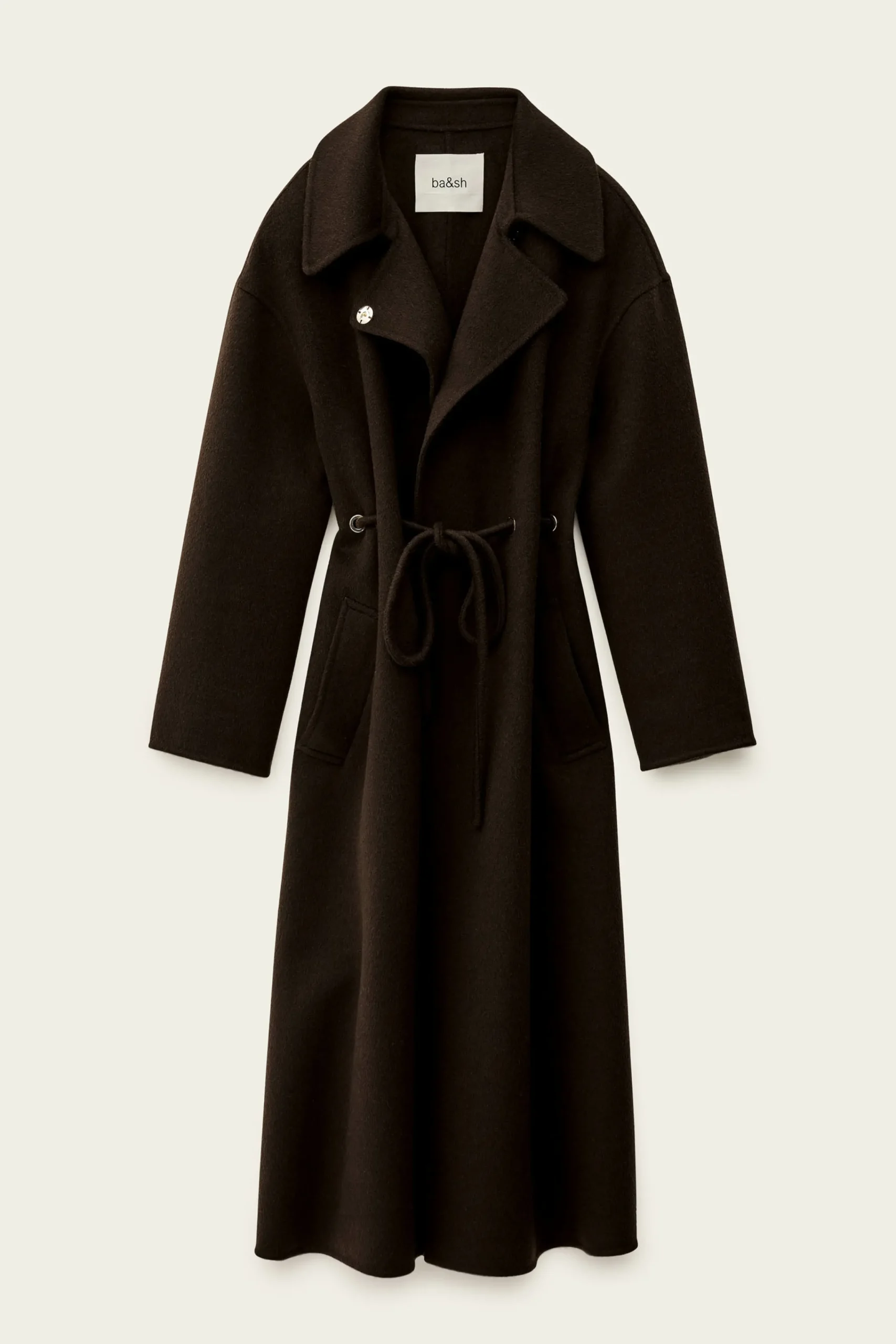 Ba&Sh KATE manteau midi MARRON Discount