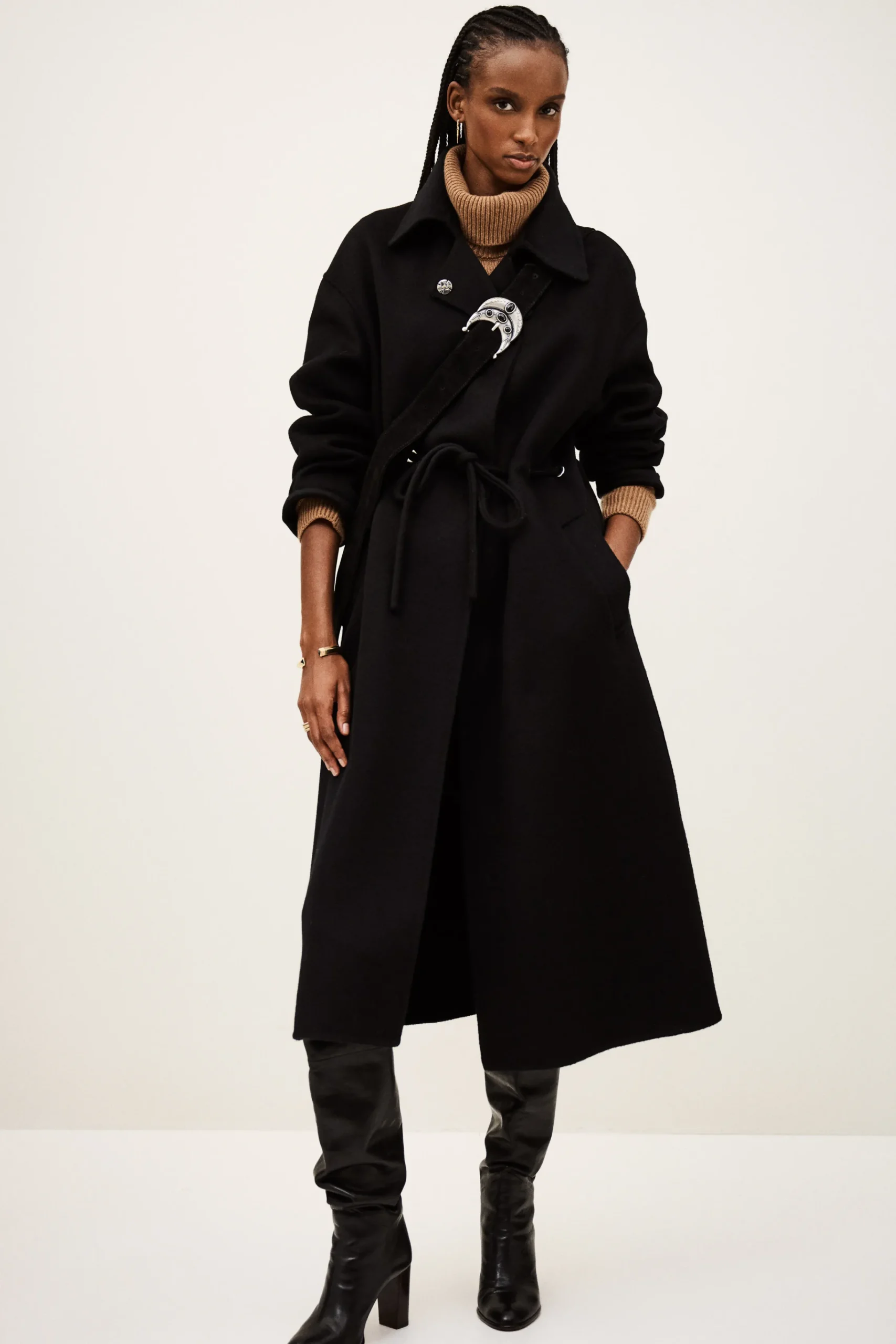 Ba&Sh KATE MANTEAU trench NOIR Online