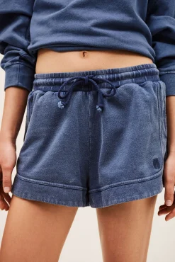 Ba&Sh KELY short de sport coton BLEU Hot